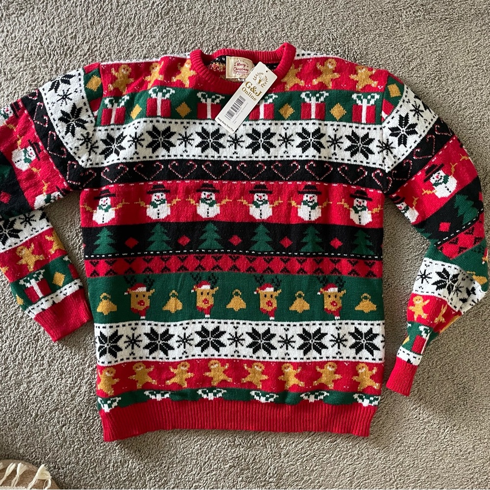 Festive Red Sweater